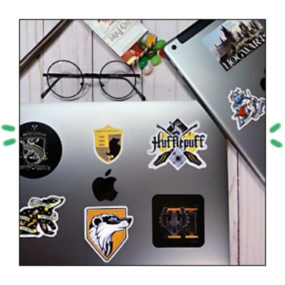 Harry Potter Hufflepuff Waterproof & UV Resistant Vinyl Stickers Decals - Picture 7 of 13